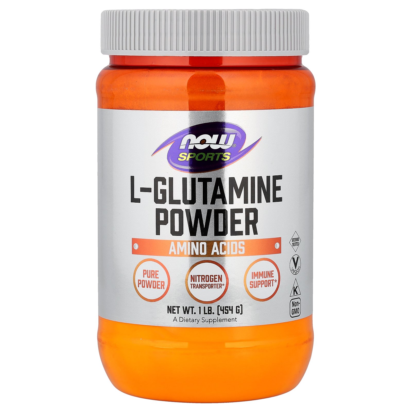 NOW Foods L-グルタミン パウダー 【 iHerb アイハーブ 公式 】 ナウフーズ ナウスポーツ アミノ酸 100% ピュア グルタミン サプリメント サプリ 健康食品 栄養補助食品 植物性 粉末 454g iherb-official-10000110 iHerb サンプル画像2