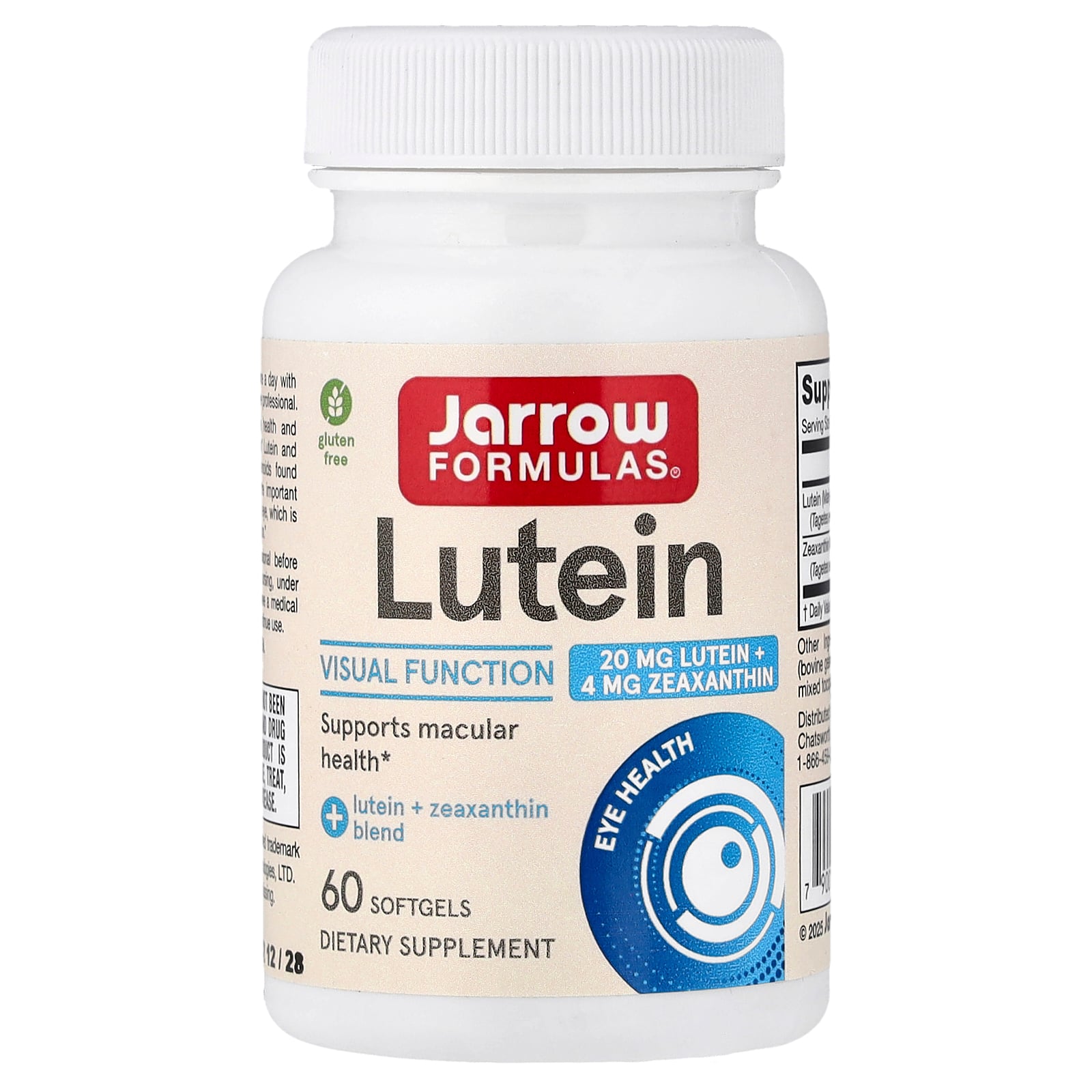 Jarrow Formulas ルテイン 【 iHerb アイハーブ 公式 】 ジャロウフォーミュラズ ジャローフォーミュラズ サプリメント サプリ ゼアキサンチン ルテマックス マリーゴールド 栄養補助食品 ソフトジェル 20mg 60粒 iherb-official-10000334 iHerb サンプル画像2