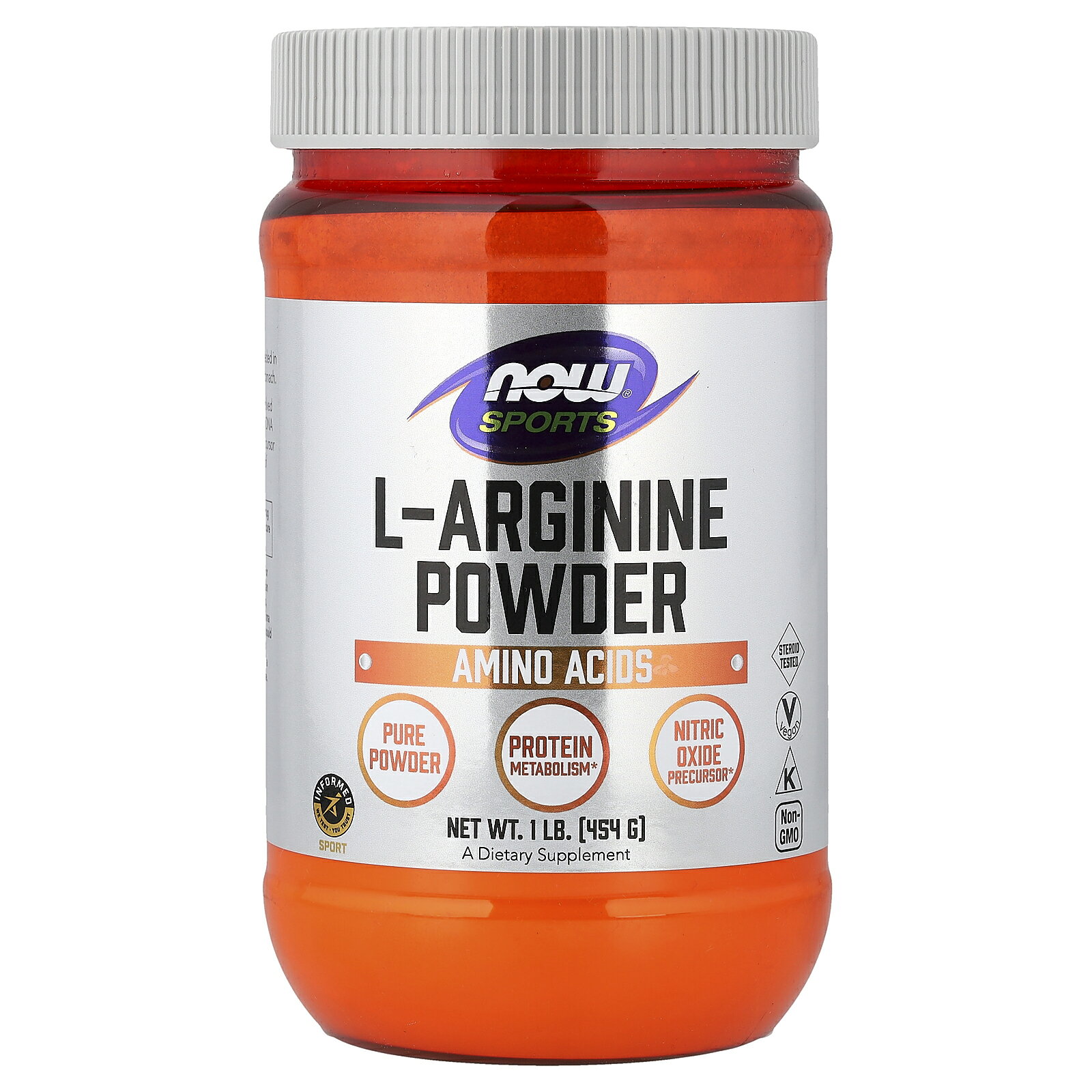 【iHerb30周年特別20%OFFクーポン】NOW Foods L-アルギニン パウダー 【 iHerb アイハーブ 公式 】 ナウフーズ ナウスポーツ ピュア 100％ アルギニン サプリメント サプリ 健康食品 栄養補助食品 アミノ酸 粉末 454g iherb-official-10000357 iHerb サンプル画像2