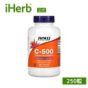 NOW Foods C-500 アスコルビン酸カルシウム-C 【 iHerb アイハーブ 公式 】 ナウフーズ 緩衝型 ビタミンC アスコルビン酸 カルシウム ...