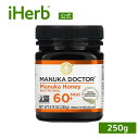 【POINT最大20倍★3/4 20:00~3/11 01:59】Manuka Doctor マヌカハニー マルチフローラル 【 iHerb アイハーブ 公式 】 マヌカドクター マヌカ はちみつ 蜂蜜 甘味料 ニュージーランド産 メチルグリオキサール MGO60+ 250g