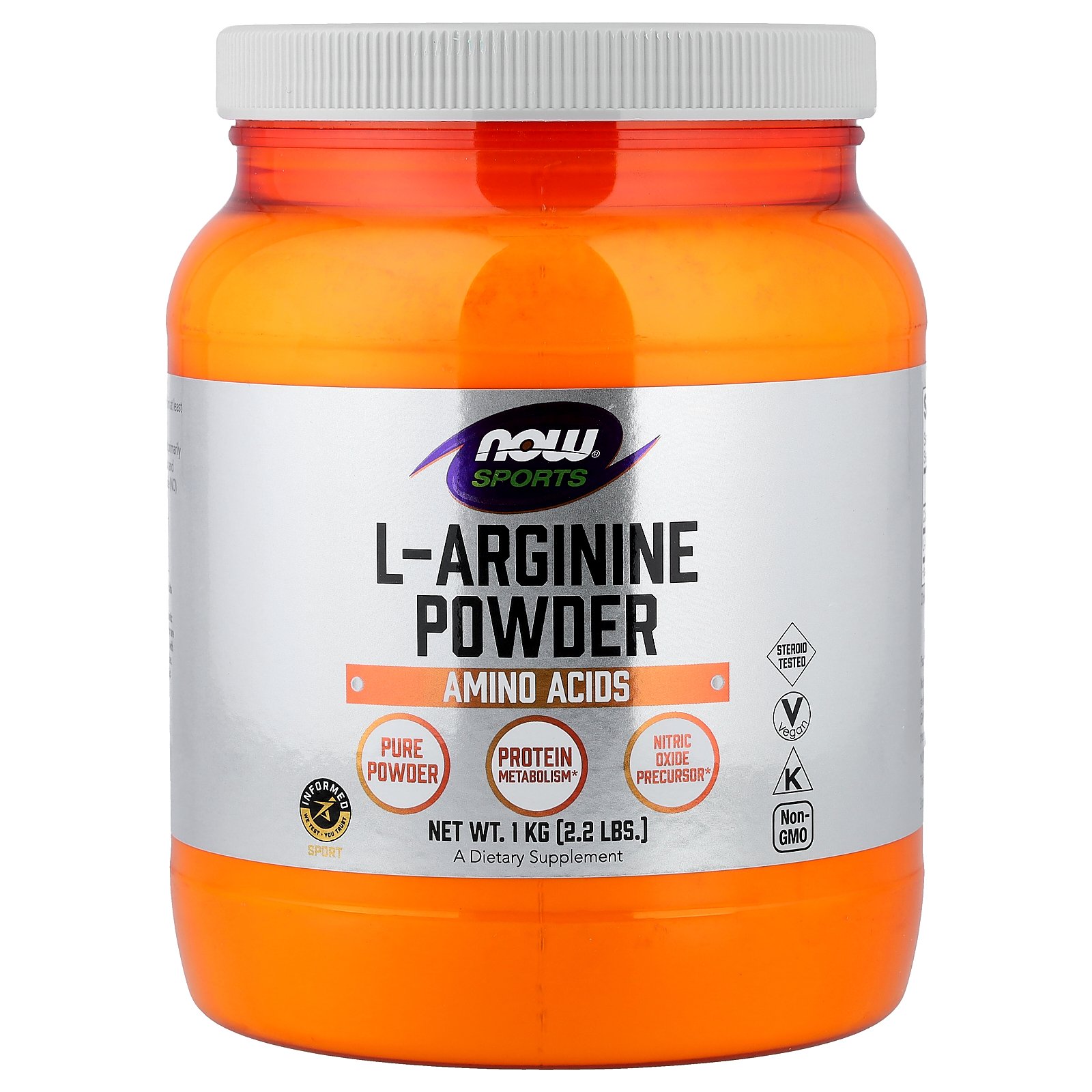 NOW Foods L-アルギニン パウダー 【 iHerb アイハーブ 公式 】 ナウフーズ ナウスポーツ ピュア 100％ アルギニン サプリメント サプリ 健康食品 栄養補助食品 アミノ酸 粉末 1kg iherb-official-10000330 iHerb サンプル画像2