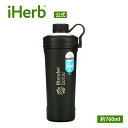 【5/5限定★POINT最大20倍】Blender Bottle ブレンダーボトル ラディアン 【 iHerb アイハーブ 公式 】 ステンレススチール 断熱 ステンレス 純正品 シェイカーボトル ドリンクボトル 保冷 水筒 ブレンダーボール 黒 マット ブラック 約760ml