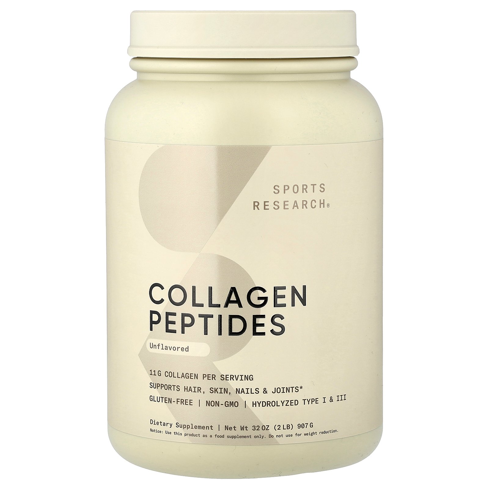 Sports Research コラーゲンペプチド 【 iHerb アイハーブ 公式 】 スポーツリサーチ 加水分解 コラーゲン 1型 3型 パウダー サプリメント サプリ 健康食品 栄養補助食品 牛由来 粉末 無香料 907g iherb-official-10000340 iHerb サンプル画像2
