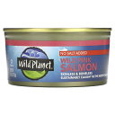 Wild Planet ピンクサーモン 缶詰  ワイルドプラネット 天然 カラフトマス 塩分無添加 皮・骨なし 170g