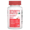 【マラソン期間限定MAX P20倍】SmartyPants 成人用 プレバイオティクス 【 iHerb アイハーブ 公式 】 スマーティパンツ パン酵母 枯草菌 菌株 サプリメント サプリ 70億CFU グミ ストロベリークリーム 60粒