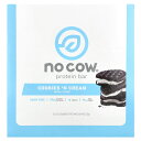 【POINT20倍★7/18 0:00~7/26 1:59】No Cow プロテインバー 【 iHerb アイハーブ 公式 】 ノーカウ 高タンパク質 乳製品不使用 大豆不使用 グルテンフリー ヴィーガン クッキー クリーム 12本