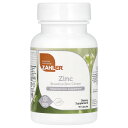 Zahler 亜鉛 【 iHerb アイハーブ 公式 】 ザーラー クエン酸亜鉛 ミネラル サプリ サプリメント 健康食品 栄養補助食品 カプレット 90粒