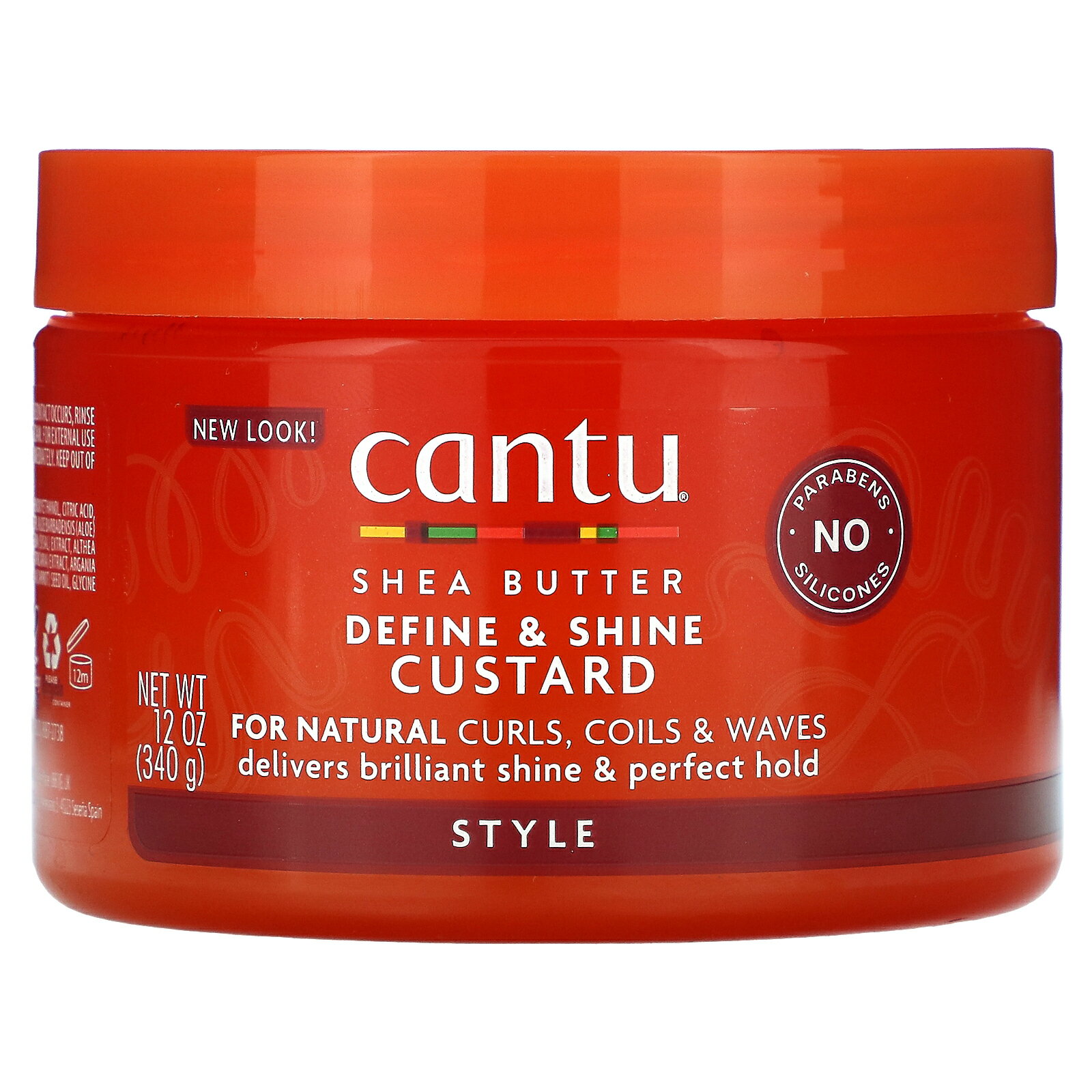 製品仕様 商品名 Cantu ディファイン シャインカスタード 【 iHerb アイハーブ 公式 】 キャントゥー シアバター ココナッツ アボカド アーモンド オイル スタイリング剤 ナチュラルヘア ヘアスタイリング カール ウェーブヘア 340g 商品説明 - 名称 スタイリング剤 原材料 水、グリセリン、セルロースガム、香料、ペクチン、クエン酸、エチルヘキシルグリセリン、フェノキシエタノール、セイヨウイラクサエキス、脱色アロエベラ葉汁、シアバター、スギナ（ツクシ）エキス、カミツレ花エキス、アルテア葉エキス、アオノリュウゼツラン葉エキス、キャノーラ油、ココヤシ（ココナッツ）果実エキス、アボカドオイル、アーモンド（スイートアーモンド）オイル、ホホバ種子油、オリーブ果実油、マンゴーシードバター、アルガニアスピノサ核油、メリアアザジラクタ（ニーム）種子油、ニンジン種子油、マカデミア種子油、マンゴー種子油、大豆油、ブドウ種子油、加水分解シルク、スイカズラ花エキス、オオウキモエキス、セージ葉エキス、赤ブドウ種子エキス、シルクアミノ酸、安息香酸ベンジル、クマリン、ヘキシル桂皮不使用成分：ミネラルオイル、硫酸塩、パラベン、シリコン、フタル酸塩、グルテン、パラフィン、プロピレン 内容量 340g 賞味期限 - 保存方法 - 商品区分 化粧品（海外製） 生産国 アメリカ 製造者 Olla Beauty Supply, Inc669 River Drive, Elmwood Park, 7407 USA 輸入者 本商品は個人輸入商品のため、購入者の方が輸入者となります。 広告文責 iHerb19516163600