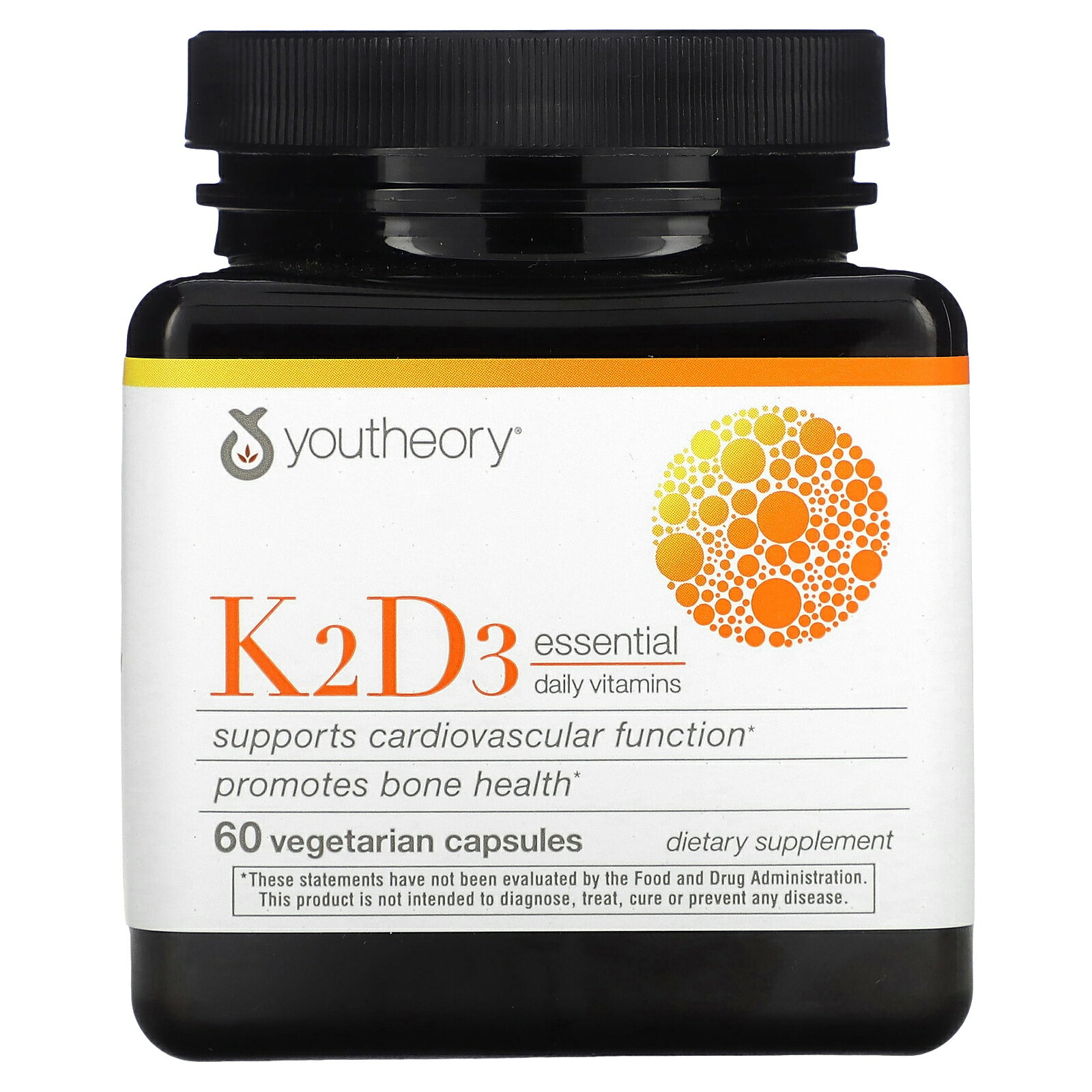 Youtheory K2 D3 【 iHerb アイハーブ 公式 】 ユーセオリー カルシウム ナトリウム ビタミンD ビタミンK ビタミン類…