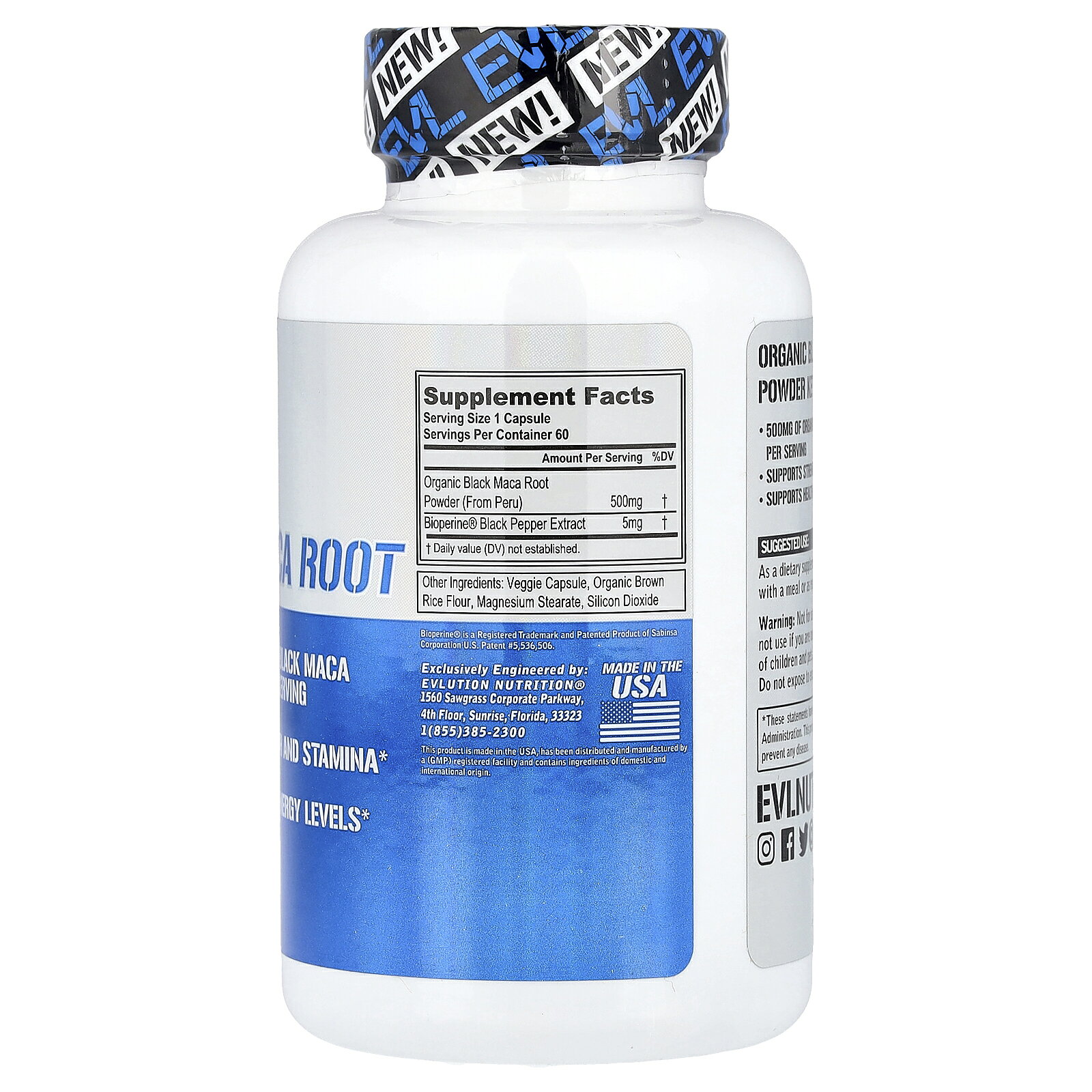 【7,000円以上購入で20%OFFクーポン★9/19 20:00~9/24 01:59】EVLution Nutrition ブラックマカルート 【 iHerb アイハーブ 公式 】 エボリューションニュートリション オーガニック 有機 黒 ブラック マカ 根 マカルート サプリメント サプリ ベジカプセル 60粒 iherb-official-10009884 iHerb サンプル画像2