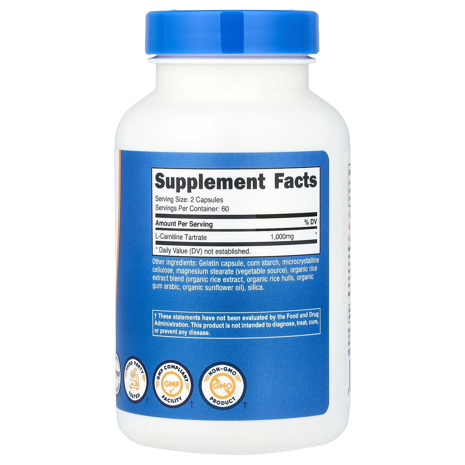Nutricost L-カルニチン酒石酸塩 【 iHerb アイハーブ 公式 】 ニュートリコスト L...