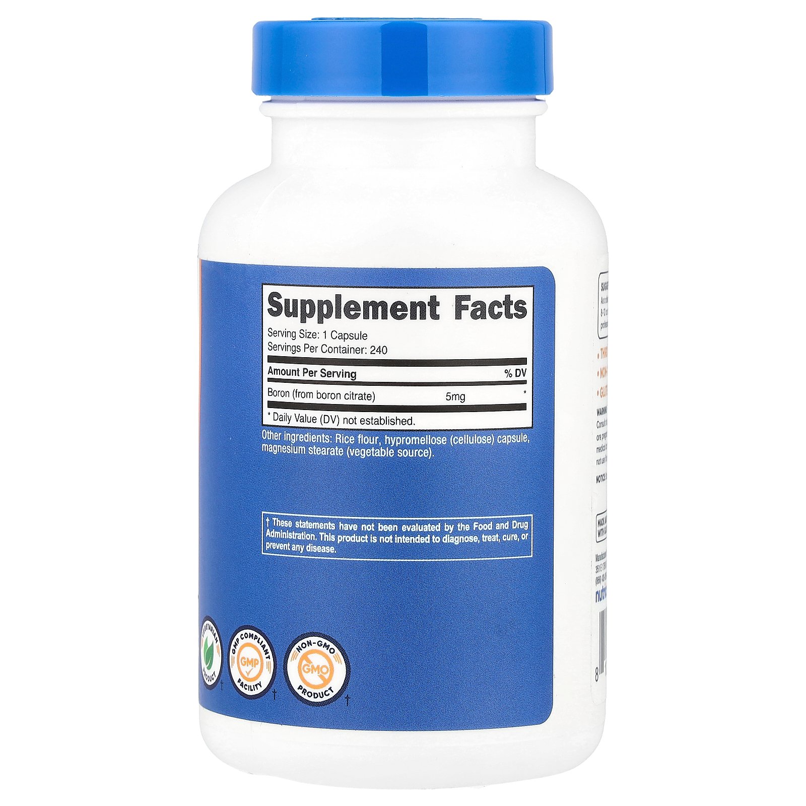 Nutricost ほう素 【 iHerb アイハーブ 公式 】 ニュートリコスト ボロン ホウ素 ...