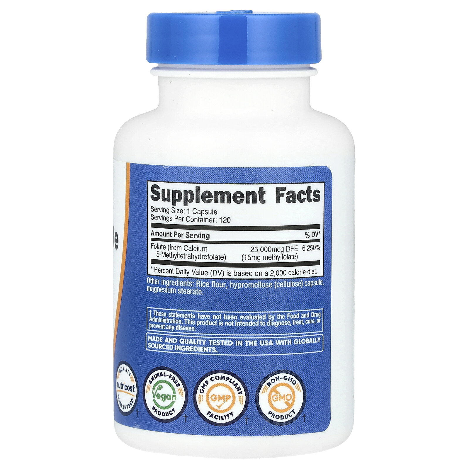 Nutricost L-メチル葉酸 【 iHerb アイハーブ 公式 】 ニュートリコスト メチル葉...