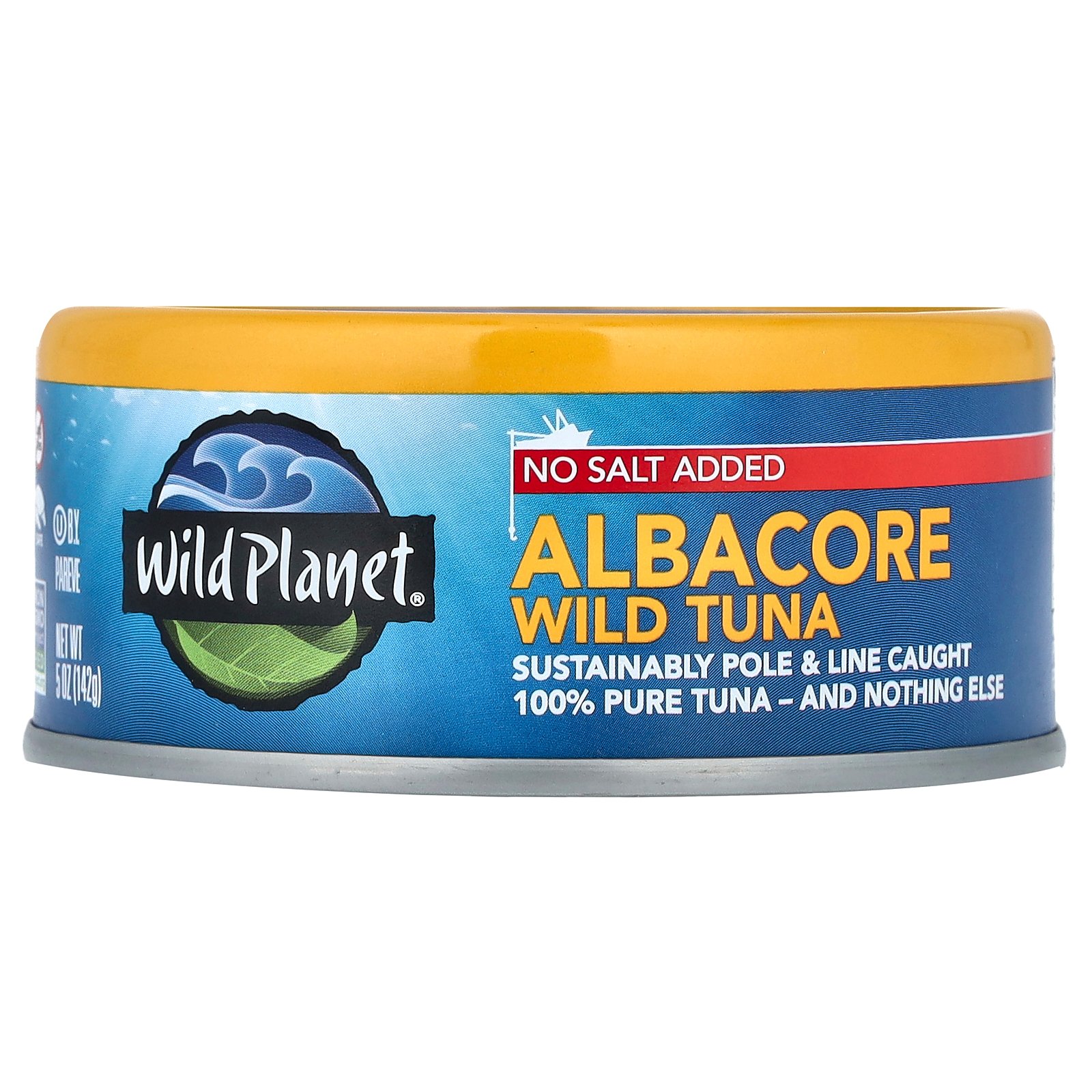 Wild Planet ツナ缶 【 iHerb アイハーブ 公式 】 ワイルドプラネット天然 ビンナガマグロ ツナ アルバコア シーチキン 缶詰 塩分無添加 142g