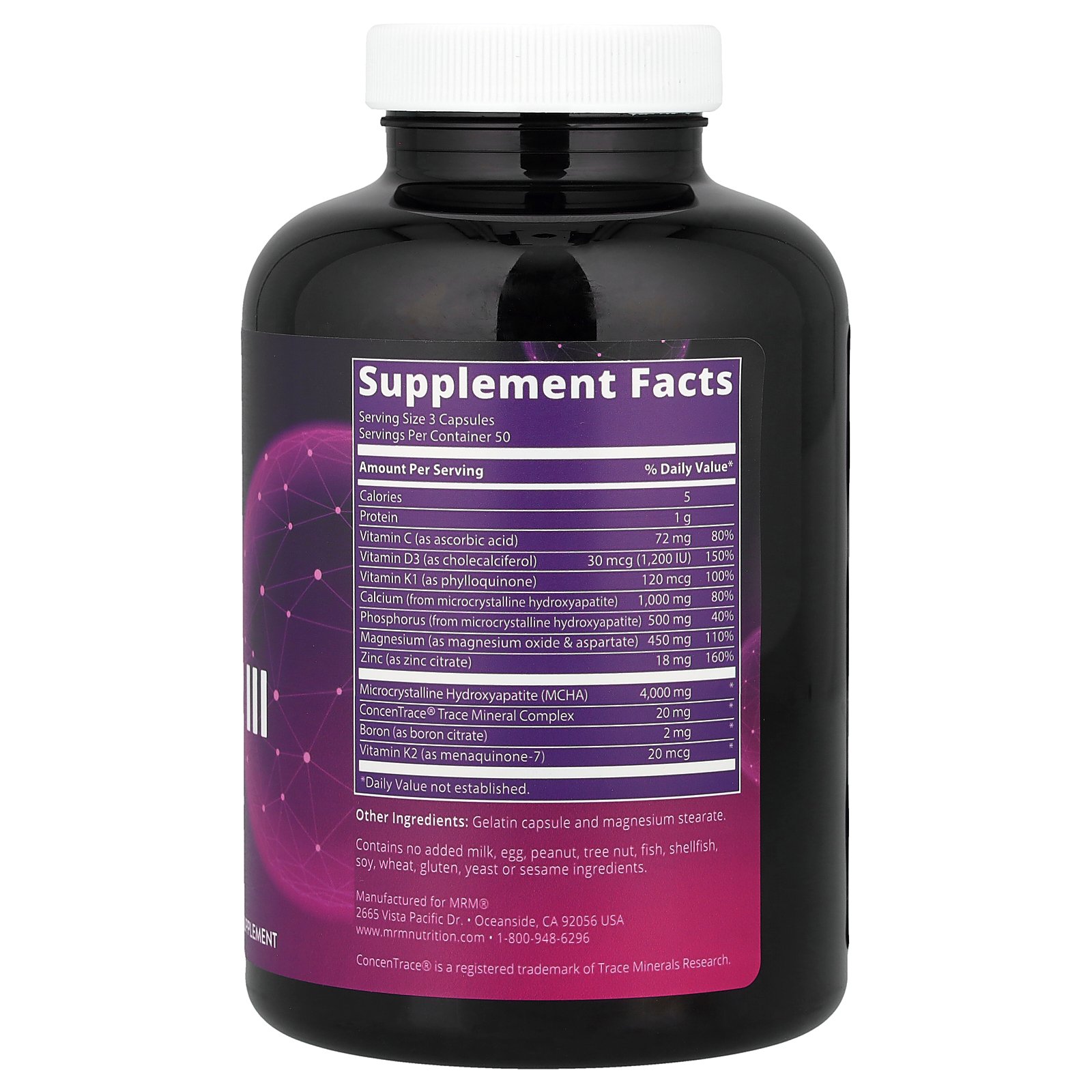 【6,000円以上購入で15%OFFクーポン★10/4 20:00~10/9 01:59】MRM Nutrition ボーン マキシマイザー III MCHA 配合 【 iHerb アイハーブ 公式 】 エムアールエム ニュートリション ビタミン D K カルシウム ミネラル 微結晶性ヒドロキシアパタイト サプリ カプセル 150粒 iherb-official-10008649 iHerb サンプル画像2