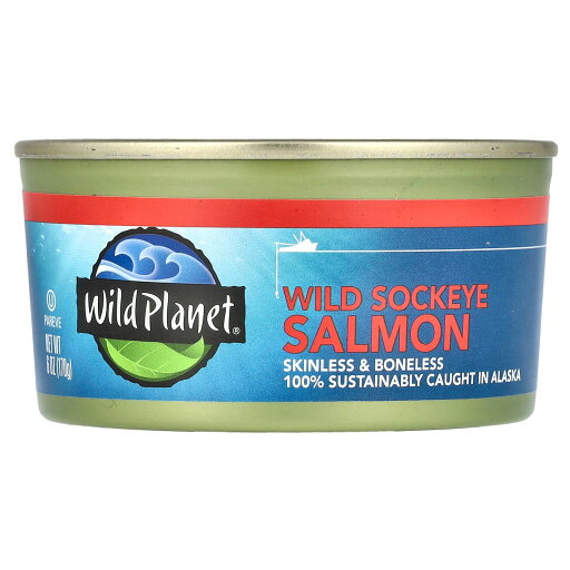 【POINT20倍★6/4 20:00〜6/11 1:59】Wild Planet 紅鮭 缶詰 【 iHerb アイハーブ 公式 】 ワイルドプラネット 天然 サーモン ベニザケ 皮・骨なし 170g 【POINT20倍★6/4 20:00〜6/11 1:59】Wild Planet 紅鮭 缶詰 【 iHerb アイハーブ 公式 】 ワイルドプラネット 天然 サーモン ベニザケ 皮・骨なし 170g