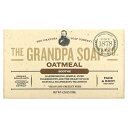 グランパ オートミール 石鹸 【 iHerb アイハーブ 公式 】 グランパ ソープ カンパニー The Grandpa Soap Co. オーツ 固形 石けん ソープ バーソープ 植物性 120g