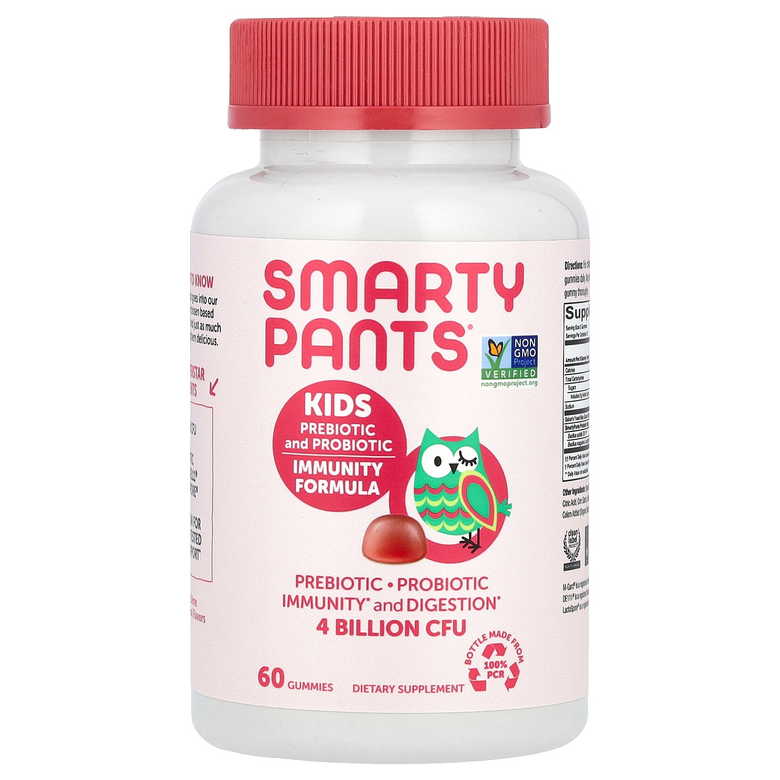 製品仕様 商品名 SmartyPants キッズ プロバイオティクス 【 iHerb アイハーブ 公式 】 スマーティパンツ プレバイオティック プロバイオティック 菌株 サプリメント サプリ 40億CFU グミ ストロベリークリーム 60粒 商品説明 - 名称 プロバイオティクス食品 原材料 オーガニックサトウキビ、オーガニックタピオカシロップ、ペクチン、天然香料、クエン酸、コーンスターチ（非遺伝子組み換え）、クエン酸ナトリウム、ココナッツオイルから抽出した中鎖脂肪酸トリグリセリド、オーガニック黒ニンジンジュース濃縮物で着色、カルナウバロウ不使用成分：遺伝子組み換え、ゼラチン、合成着色料、人工香料と保存料、小麦、牛乳、卵、大豆、グルテン、ピーナッツ、木の実アレルギー物質、魚、甲殻類、サリチル酸塩 内容量 60粒 賞味期限 パッケージに記載 保存方法 高温多湿を避けて保管してください。時間とともに製品が黒く変色してしまう場合があるため、冷凍しないでください。 商品区分 健康食品（海外製） 生産国 アメリカ 製造者 Smartypants, Inc.4056 Del Rey Ave Suite A, Marina Del Rey, 90292 USA 輸入者 本商品は個人輸入商品のため、購入者の方が輸入者となります。 広告文責 iHerb19516163600