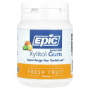 Epic Dental キシリトール ガム 【 iHerb アイハーブ 公式 】 エピックデンタル 砂糖不使用 フレッシュフルーツ 50粒