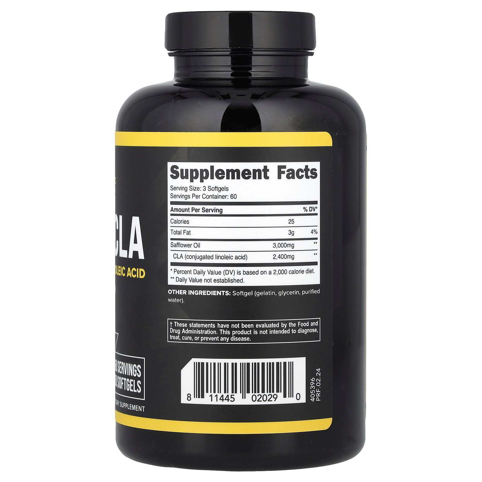 Primaforce マックス CLA 【 iHerb アイハーブ 公式 】 プリマフォース 共役リノール酸 サフラワー油 ベニバナ油 ベニバナオイル 紅花油 サプリメント サプリ ソフトジェル 180粒 iherb-official-10011606 iHerb サンプル画像2