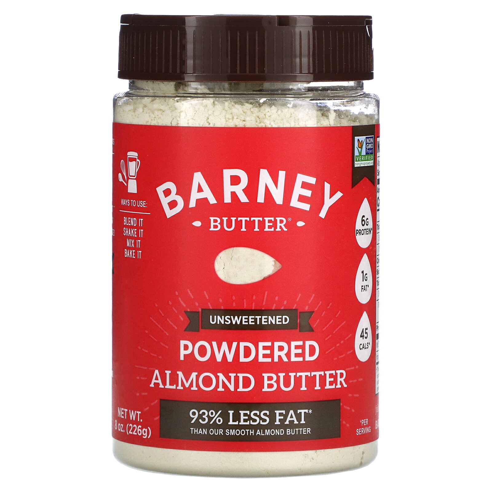 Barney Butter 粉末 アーモンドバター 【 iHerb アイハーブ 公式 】 バーニーバター 無糖 226g