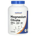 Nutricost クエン酸マグネシウム 【 iHerb アイハーブ 公式 】 ニュートリコスト クエン酸 マグネシウム ミネラル サプリメント サプリ カプセ...