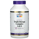 21st Century トリプルオメガ コンプレックス 3-6-9 【 iHerb アイハーブ 公式 】 21st センチュリー オメガ 3 6 9 フィッシ...