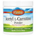 Carlson アセチル L-カルニチン パウダー 【 iHerb アイハーブ 公式 】 カールソン カルニチン アミノ酸 カールソンラボ サプリメント サプリ...