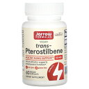 Jarrow Formulas トランス-プテロスチルベン 【 iHerb アイハーブ 公式 】 ジャロウフォーミュラズ ジャローフォーミュラズ Silbino...