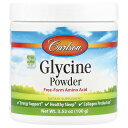 Carlson グリシン パウダー 【 iHerb アイハーブ 公式 】 カールソン L-グリシン アミノ酸 カールソンラボ サプリメント サプリ 粉末 100...