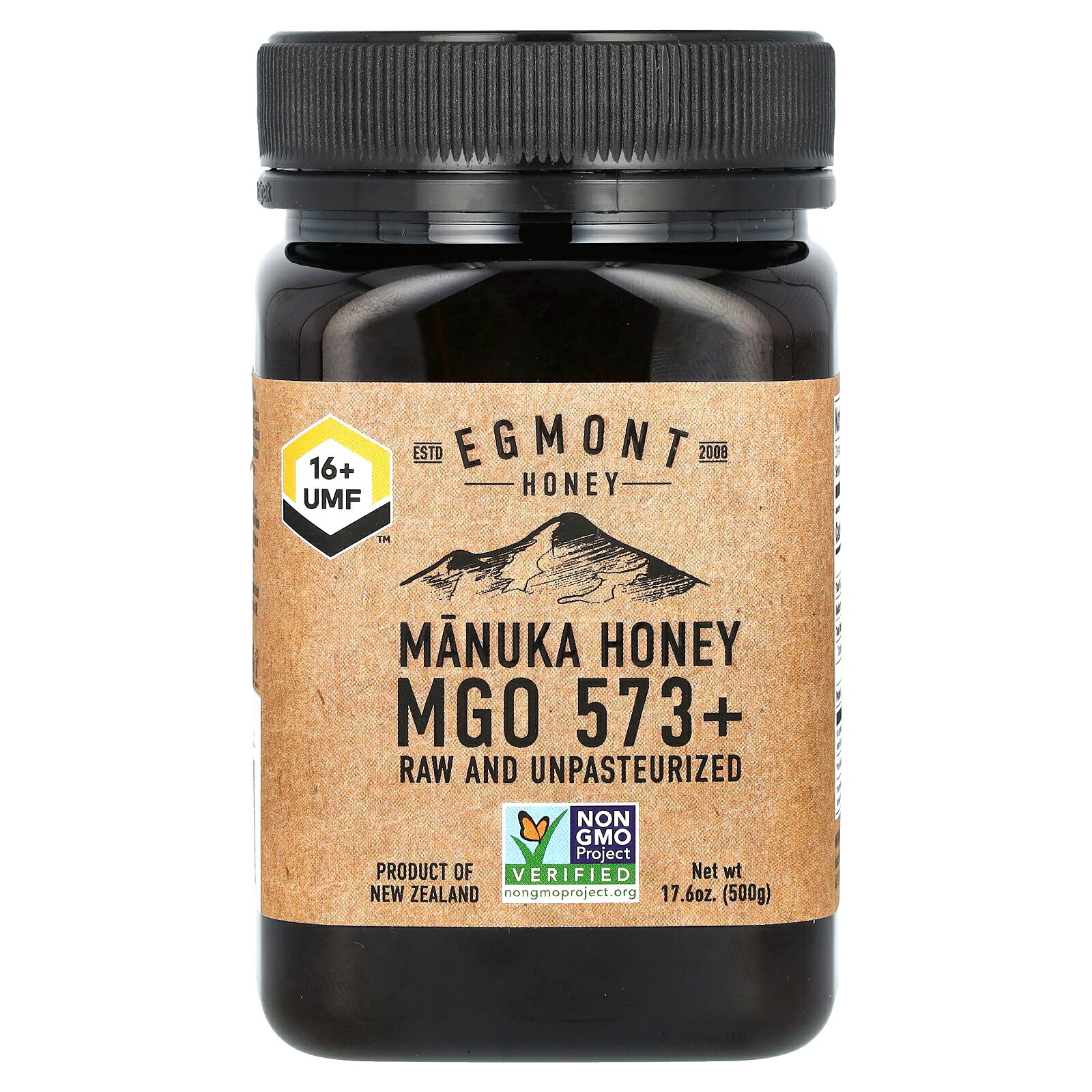 【P15倍★5/9 20:00~5/16 01:59】Egmont Honey マヌカハニー MGO 573 【 iHerb アイハーブ 公式 】 エグモントハニー 生 非加熱 ハチミツ 蜂蜜 500g