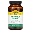 Country Life ネイチャーズ ガーリック 【 iHerb アイハーブ 公式 】 カントリーライフ 無臭 にんにく ニンニク エキス にんにくサプリ ビ...