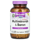 【5/5限定★POINT最大20倍】Bluebonnet Nutrition マルチミネラル ホウ素 鉄分なし 【 iHerb アイハーブ 公式 】 ブルーボネット ニュートリション キレート化 カルシウム マグネシウム 亜鉛 銅 ミネラル ボロン サプリ ベジカプセル 180粒