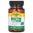 Country Life ビオチン 【 iHerb アイハーブ 公式 】 カントリーライフ 水溶性 ビタミンB ビタミンB群 ビタミン B サプリメント サプリ...