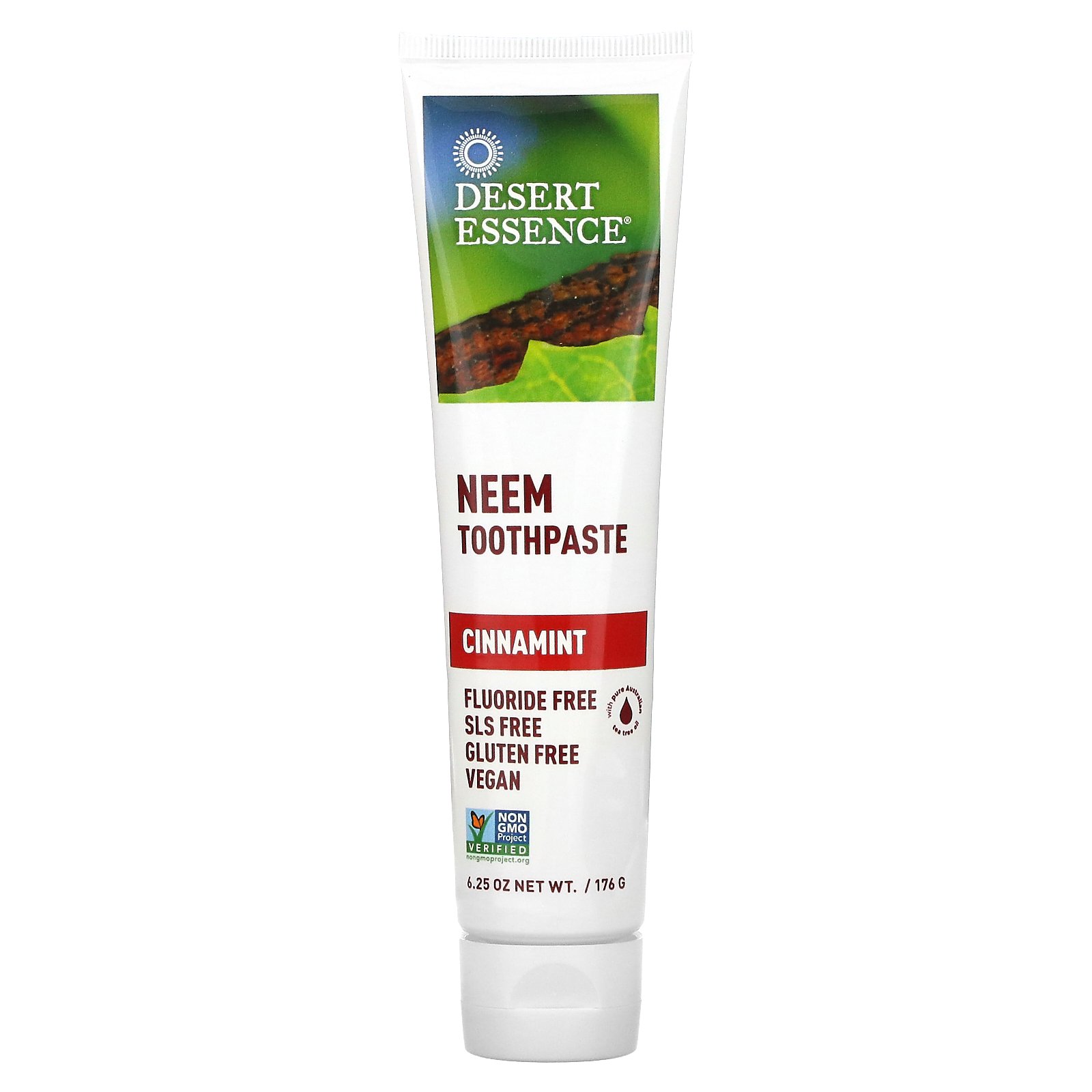 Desert Essence ニーム 歯磨き粉 【 iHerb アイハーブ 公式 】 デザートエッセンス ハミガキ粉 重曹 エッセンシャルオイル ティーツリ..