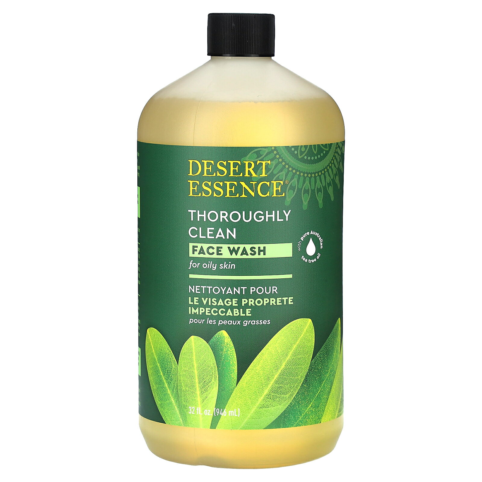 Desert Essence フェイスウォッシュ 【 iHerb アイハーブ 公式 】 デザートエッセンス 洗顔料 洗顔剤 ソーローリー クリーン ティーツリー ラベンダー カモミール エッセンシャル オイル オリジナル 946ml