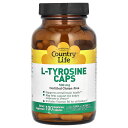 Country Life L-チロシン 【 iHerb アイハーブ 公式 】 カントリーライフ チロシン アミノ酸 ビタミンB6 サプリメント サプリ ベジカプ...
