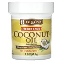 De La Cruz ココナッツ オイル 【 iHerb アイハーブ 公式 】 デラクルーズ ボディオイル ヘアオイル ハンドオイル マッサージオイル 保湿オイ...