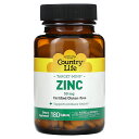 Country Life 亜鉛 【 iHerb アイハーブ 公式 】 カントリーライフ ターゲットミンズ Target-Mins ジンク ミネラル サプリメント...