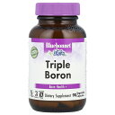 Bluebonnet Nutrition トリプル ボロン 【 iHerb アイハーブ 公式 】 ブルーボネット ニュートリション ホウ素 クエン酸 アスパラギ...
