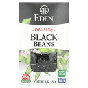 楽天iHerb【マラソン期間限定MAX P20倍】Eden Foods オーガニック ブラックビーンズ 【 iHerb アイハーブ 公式 】 エデンフーズ 黒豆 食物繊維 ポリフェノール 454g