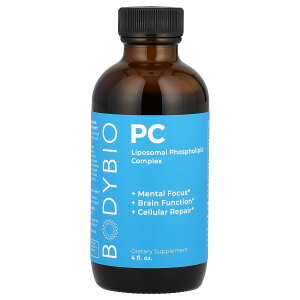 BodyBio PC リポソーム リン脂質 コンプレックス 【 iHerb アイハーブ 公式 】 ボディバイオ ホスファチジルコリン ホスファチジルイノシトール ホスファチジルセリン サプリ リキッド 液体 120ml