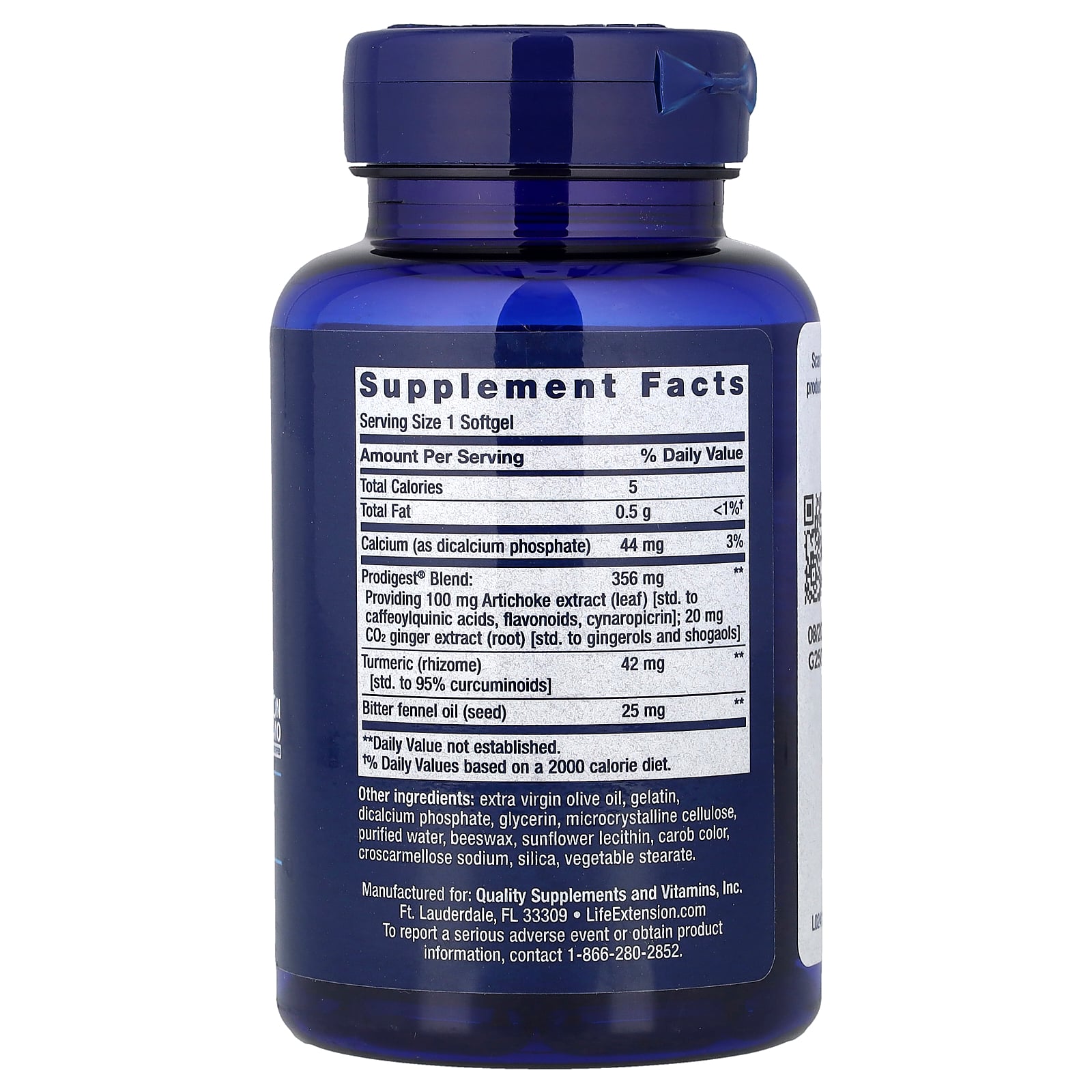 Life Extension ブロートリリーフ 【 iHerb アイハーブ 公式 】 ライフエクステンション アーティチョーク ショウガ ジンジャー ターメリック ウコン フェンネル プロダイジェスト サプリ ソフトジェル 60粒 iherb-official-10012669 iHerb サンプル画像2