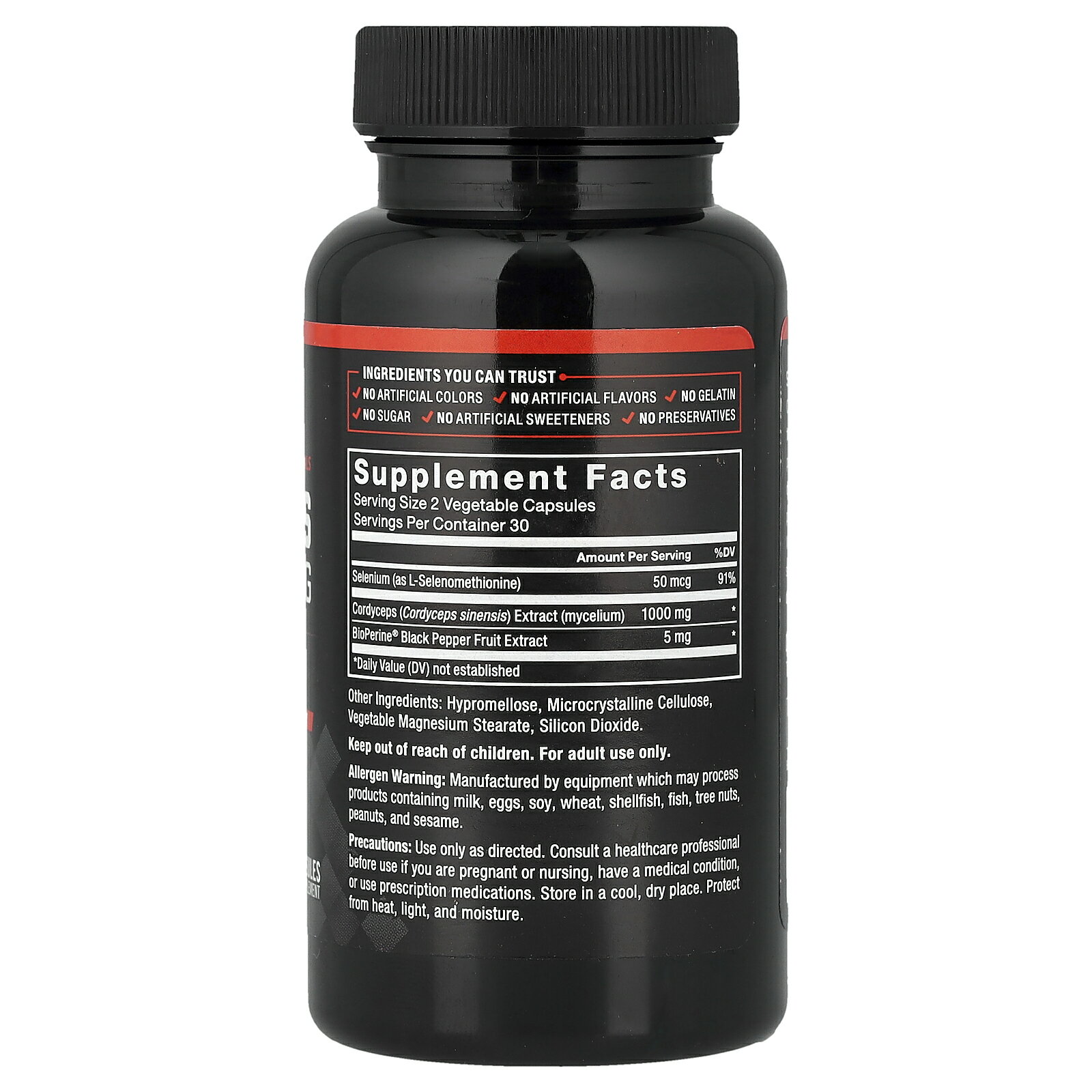 【15%OFFクーポン★7/4 20:00~7/11 01:59】Force Factor 冬虫夏草 【 iHerb アイハ...