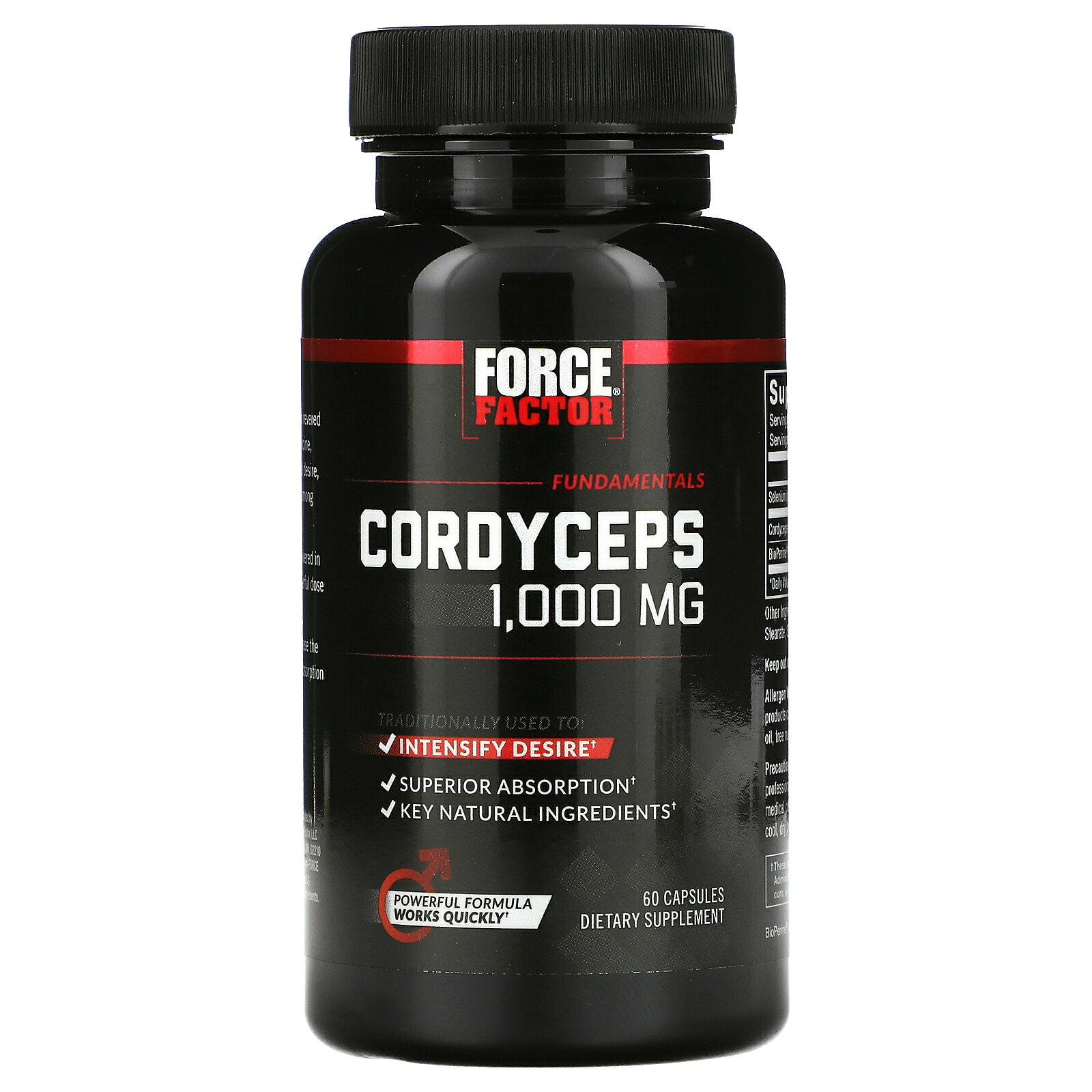【15%OFFクーポン★7/4 20:00~7/11 01:59】Force Factor 冬虫夏草 【 iHerb アイハ...