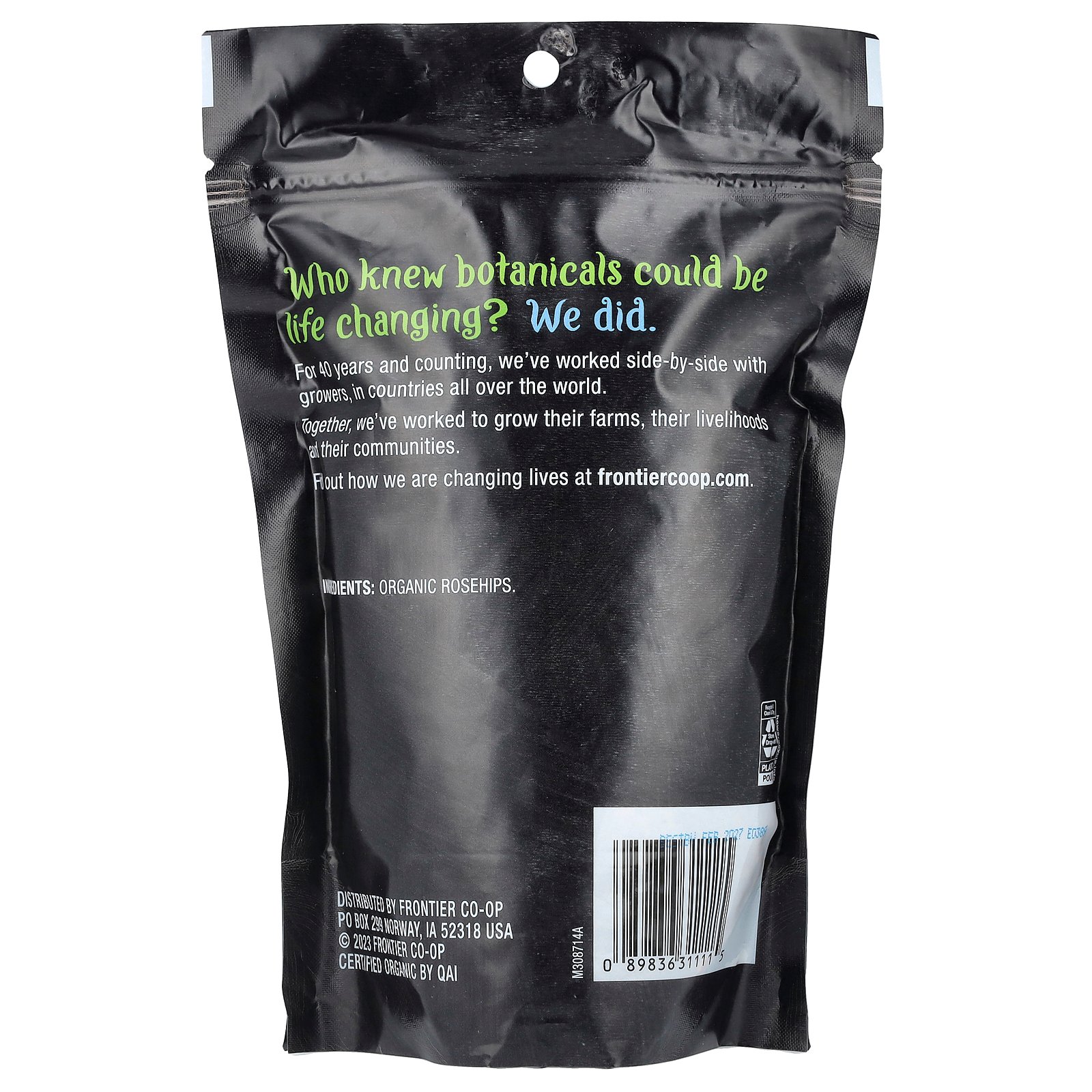【15%OFFクーポン★7/19 20:00~7/26 01:59】Frontier Co-op オーガニック 種なし ローズヒップ 【 iHerb アイハーブ 公式 】 フロンティアコープ ハーブティー 235g iherb-official-10002587 iHerb サンプル画像3