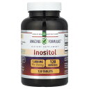 【POINT20倍★9/15 0:00~23:59限定!】Amazing Nutrition イノシトール 【 iHerb アイハーブ 公式 】 アメージング ニュートリション サプリメント サプリ タブレット 1,000mg 120粒