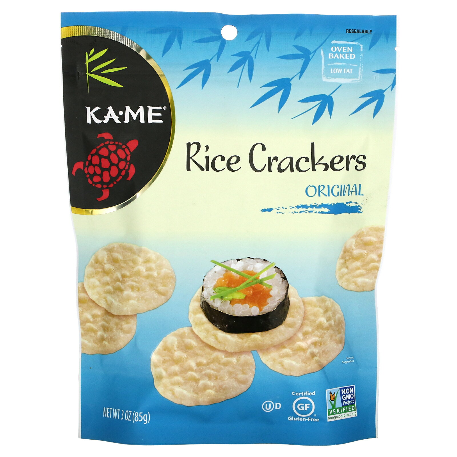 製品仕様 商品名 KA-ME ライスクラッカー 【 iHerb アイハーブ 公式 】 カメ クラッカー 米 薄焼き せんべい 煎餅 ジャスミン米 お菓子 おやつ スナック オリジナル 85g 商品説明 - 名称 米菓 原材料 ジャスミン米、米ぬか油、海塩、大豆トコフェロール（保存料）本製品には大豆が使用されています。また、乳製品、ココナッツ、卵を加工する設備で製造されています。 内容量 85g 賞味期限 パッケージに記載 保存方法 直射日光・高温多湿を避けて涼しい場所で保存してください。 商品区分 食品（海外製） 生産国 アメリカ 製造者 PANOS Intermediate Holdings, LLC dba PANOS Brands, LLC395 West Passaic St. 2nd Floor,, Rochelle Park, 7662 USA 輸入者 本商品は個人輸入商品のため、購入者の方が輸入者となります。 広告文責 iHerb19516163600