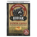 製品仕様 商品名 コディアック パンケーキミックス 【 iHerb アイハーブ 公式 】 Kodiak Cakes フラップジャック & ワッフルミックス パワーケーキ ワッフル パンケーキ粉 オーツ麦 オーツ タンパク質 チョコレートチップ 510g 商品説明 - 名称 パンケーキミックス 原材料 全粒小麦粉、全粒オーツ麦、小麦プロテインアイソレート、セミスイートチョコチップ（砂糖、無糖チョコレート、ココアバター、ぶどう糖、ヒマワリレシチン）、サトウキビ糖、ホエイプロテイン濃縮物、乳タンパク質濃縮物、膨張剤（リン酸一カルシウム、重曹）、バターミルク、ライトモラセス（精製シロップ、サトウキビ糖蜜）、天然香料、海塩本製品には、乳製品、小麦が含まれています。また、他の製品と共通の設備で製造されているため、微量の卵、大豆、木の実が含まれています。 内容量 510g 賞味期限 パッケージに記載 保存方法 高温多湿を避けて保存してください。 商品区分 食品（海外製） 生産国 アメリカ 製造者 KEHE Distributors Holdings, LLC dba KEHE Distribut24973 Network Place, Chicago, 60603-1249 USA 輸入者 本商品は個人輸入商品のため、購入者の方が輸入者となります。 広告文責 iHerb19516163600